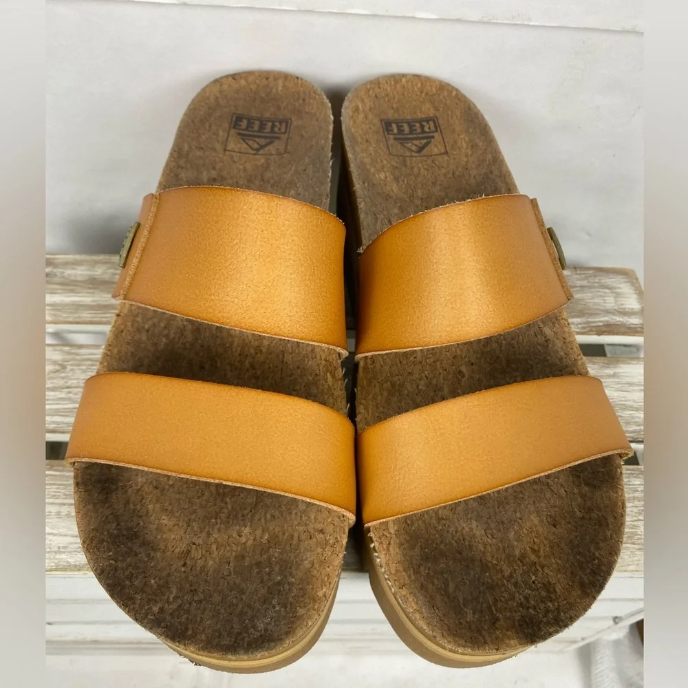Reef Women's Cushion Vista Higher Platform Slide Sandals women’s size 9 - Picture 6 of 13